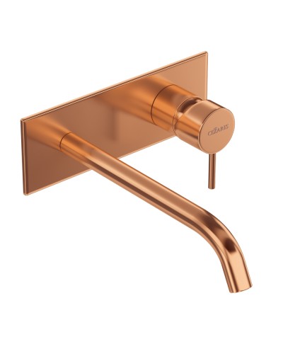 Смеситель для раковины встраиваемый однорычажный, с тонкой ручкой CEZARES LEAF-BLI1-20-L-SS