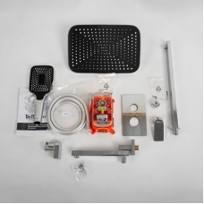 Душевой комплект встраиваемый с изливом BelBagno DUE-VDSET-CRM