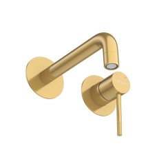 Смеситель для раковины встраиваемый с внутренней частью, без донного клапана CEZARES RELAX-BLI2-1-BORO-W0