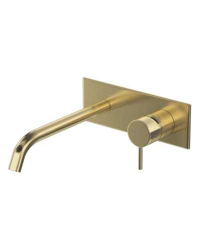 Смеситель для раковины встраиваемый однорычажный, с тонкой ручкой CEZARES LEAF-BLI1-20-L-SR