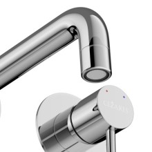 Смеситель для раковины встраиваемый с внутренней частью, без донного клапана CEZARES RELAX-BLI2-1-01-W0