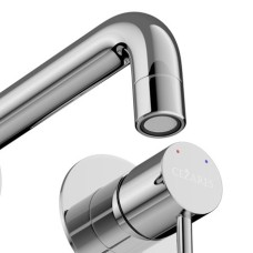 Смеситель для раковины встраиваемый с внутренней частью, без донного клапана CEZARES RELAX-BLI2-1-01-W0