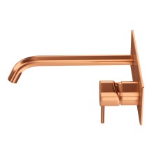 Смеситель для раковины встраиваемый однорычажный, с тонкой ручкой CEZARES LEAF-BLI1-20-L-SS