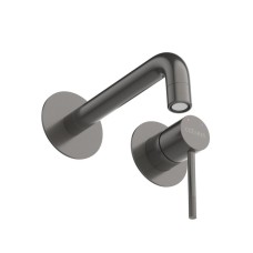 Смеситель для раковины встраиваемый с внутренней частью, без донного клапана CEZARES RELAX-BLI2-1-GM-W0