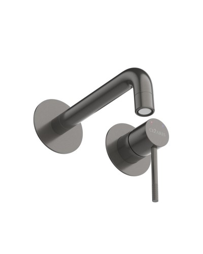 Смеситель для раковины встраиваемый с внутренней частью, без донного клапана CEZARES RELAX-BLI2-1-GM-W0