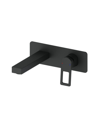 Смеситель для раковины встраиваемый WONZON & WOGHAND, Черный матовый (WW-88869010-MB)