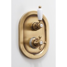 Встраиваемый термостатический смеситель на 2 выхода с девиатором CEZARES ELITE-VDIM2-T-02-Bi