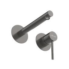 Смеситель для раковины встраиваемый с внутренней частью, без донного клапана CEZARES RELAX-BLI2-2-GM-W0