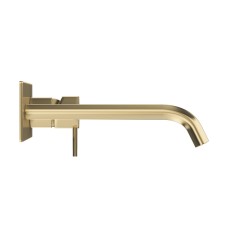 Смеситель для раковины встраиваемый однорычажный, с тонкой ручкой CEZARES LEAF-BLI1-20-L-SR