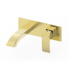 Смеситель для раковины встраиваемый WONZON & WOGHAND, Брашированное золото (WW-88869009-BG)