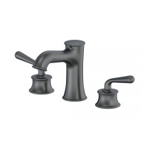 Смеситель для раковины на 3 отверстия WONZON & WOGHAND, Темный графит (WW-88159008-BGM)