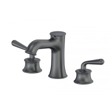 Смеситель для раковины на 3 отверстия WONZON & WOGHAND, Темный графит (WW-88159008-BGM)