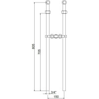 Колонны напольные Migliore Ricambi ML.RIC-20.100 CR