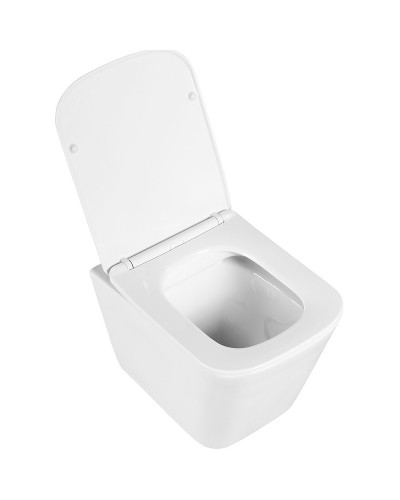 Унитаз BelBagno Due BB3103CHR/SC подвесной с сиденьем Микролифт