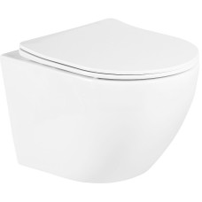 Унитаз BelBagno Uno BB3105CHR/SC подвесной с сиденьем Микролифт