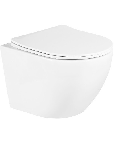 Унитаз BelBagno Uno BB3105CHR/SC подвесной с сиденьем Микролифт