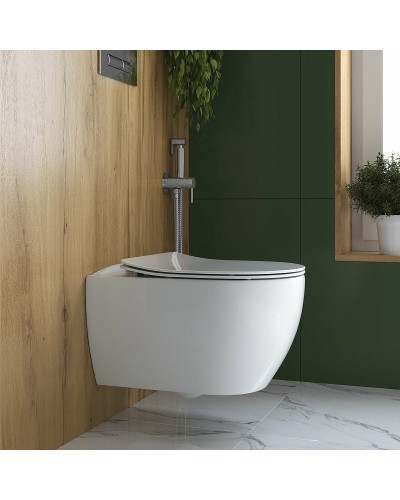 Унитаз биде Cezares Comfort CZR-191-TH/BS подвесной без сиденья