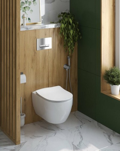 Унитаз биде Cezares Comfort CZR-191-TH/BS подвесной без сиденья