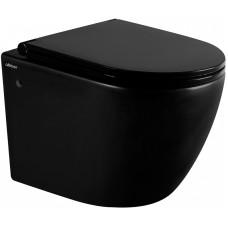 Унитаз Abber Bequem AC1103MB подвесной Черный матовый с сиденьем Микролифт