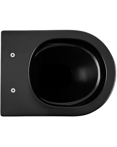 Унитаз Abber Bequem AC1103MB подвесной Черный матовый с сиденьем Микролифт