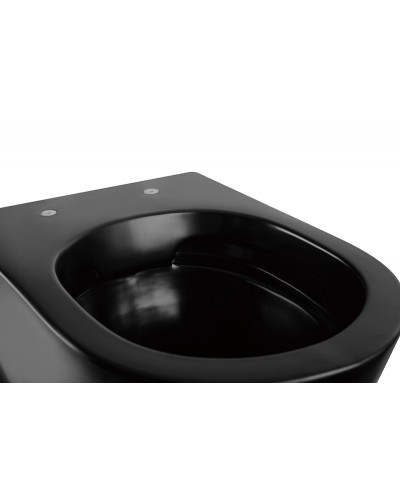 Унитаз Abber Bequem AC1103MB подвесной Черный матовый с сиденьем Микролифт