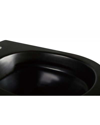 Унитаз Abber Bequem AC1103MB подвесной Черный матовый с сиденьем Микролифт