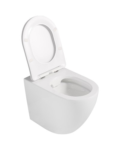 Унитаз Abber Bequem AC1111 приставной с сиденьем Микролифт