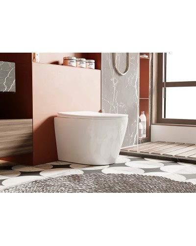 Унитаз Abber Bequem AC1113 приставной с сиденьем Микролифт