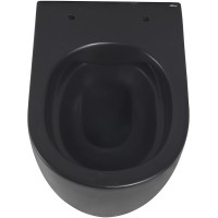 Унитаз Abber Bequem AC1104MB подвесной Черный матовый с сиденьем Микролифт