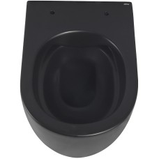 Унитаз Abber Bequem AC1104MB подвесной Черный матовый с сиденьем Микролифт