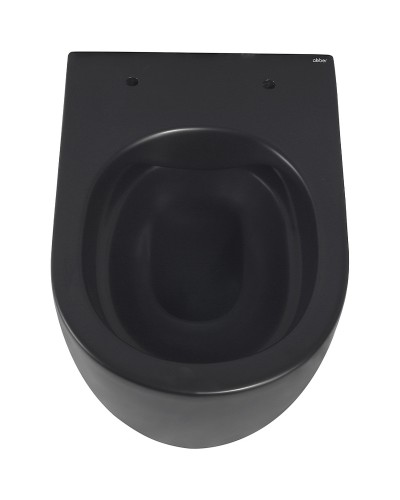 Унитаз Abber Bequem AC1104MB подвесной Черный матовый с сиденьем Микролифт