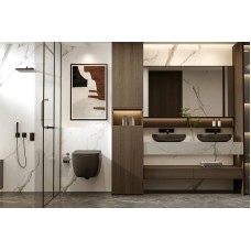 Унитаз Abber Bequem AC1104MB подвесной Черный матовый с сиденьем Микролифт