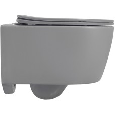 Унитаз Abber Bequem AC1104MG подвесной Серый матовый с сиденьем Микролифт