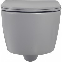 Унитаз Abber Bequem AC1104MG подвесной Серый матовый с сиденьем Микролифт