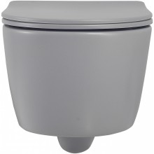 Унитаз Abber Bequem AC1104MG подвесной Серый матовый с сиденьем Микролифт