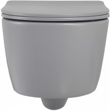 Унитаз Abber Bequem AC1104MG подвесной Серый матовый с сиденьем Микролифт