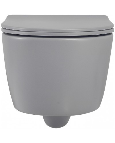 Унитаз Abber Bequem AC1104MG подвесной Серый матовый с сиденьем Микролифт