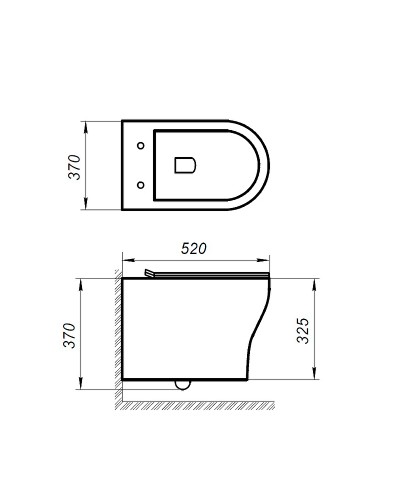 Унитаз BelBagno Acqua BB340CHR/BB2020SC подвесной с сиденьем Микролифт