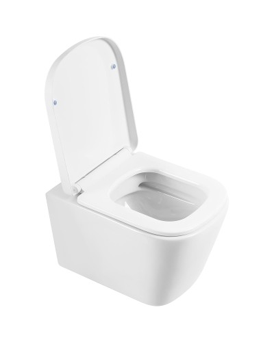 Унитаз BelBagno Albano BB120CHR/BB120SC подвесной с сиденьем Микролифт