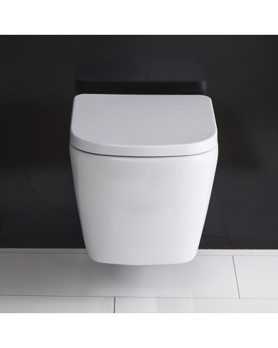 Унитаз BelBagno Albano BB120CHR/BB120SC подвесной с сиденьем Микролифт