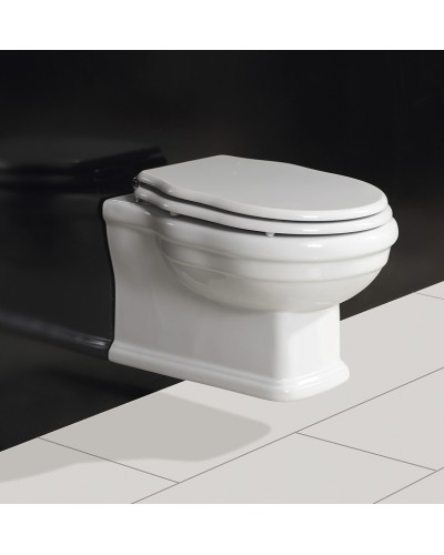 Унитаз BelBagno Boheme BB115CH/BB115SC подвесной с сиденьем Микролифт