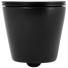 Унитаз BelBagno Colorato BB062CHR-MB/BB062SC-MB подвесной Черный матовый с сиденьем Микролифт