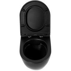Унитаз BelBagno Colorato BB062CHR-MB/BB062SC-MB подвесной Черный матовый с сиденьем Микролифт