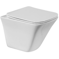 Унитаз BelBagno Marmi BB052CHR/BB052SC подвесной с сиденьем Микролифт