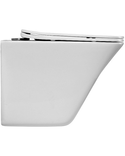 Унитаз BelBagno Marmi BB052CHR/BB052SC подвесной с сиденьем Микролифт