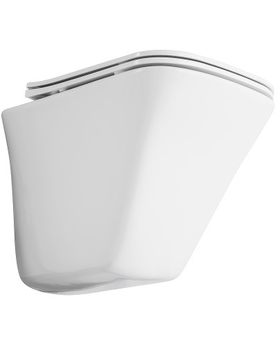 Унитаз BelBagno Marmi BB052CHR/BB052SC подвесной с сиденьем Микролифт