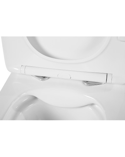 Унитаз BelBagno Marmi BB052CHR/BB052SC подвесной с сиденьем Микролифт