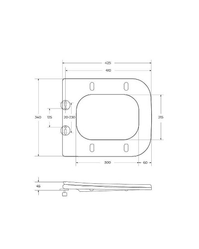 Унитаз BelBagno Marmi BB052CHR/BB052SC подвесной с сиденьем Микролифт
