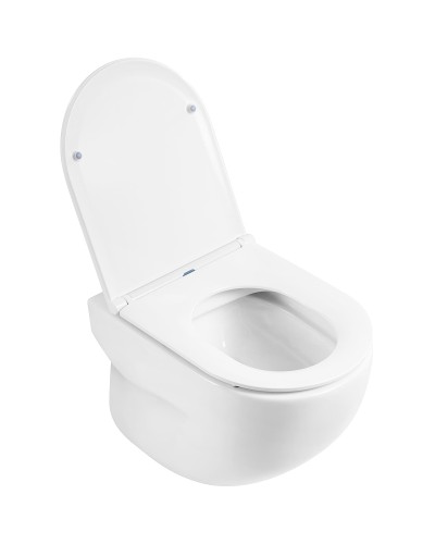 Унитаз BelBagno Onda BB066CHR/BB870SC подвесной с сиденьем Микролифт