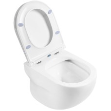 Унитаз BelBagno Onda BB066CHR/BB870SC подвесной с сиденьем Микролифт